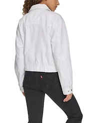 Levi's Women's Western Zip-Front Denim Bomber Jacket