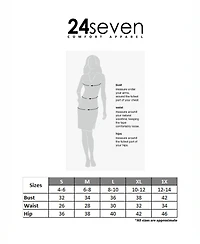 24seven Comfort Apparel Women's V Neck Empire Waist Cap Sleeve Maxi Dress