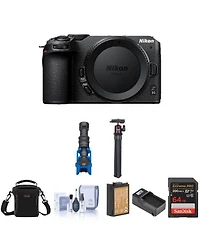 Nikon Z 30 Dx Format Mirrorless Camera Bundle With 64gb Sd Card Shoulder Bag Shotgun Microphone Tripod Extra Battery