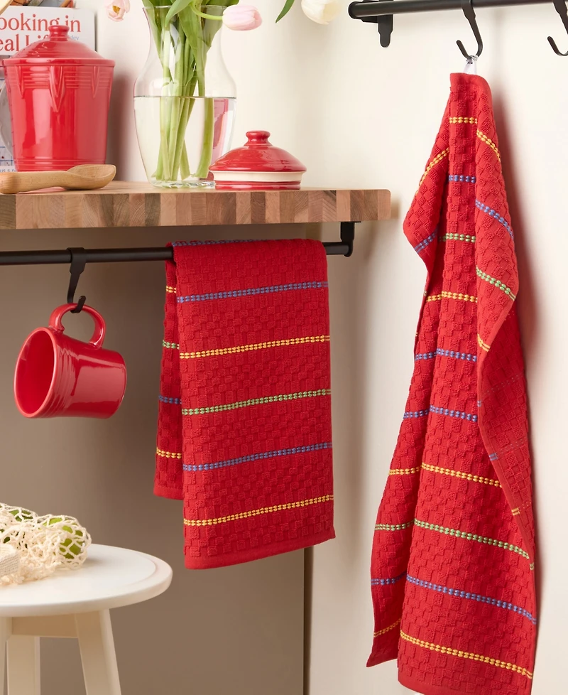 Fiesta Valencia Cotton Kitchen Towel Set of 2, 16" x 28"