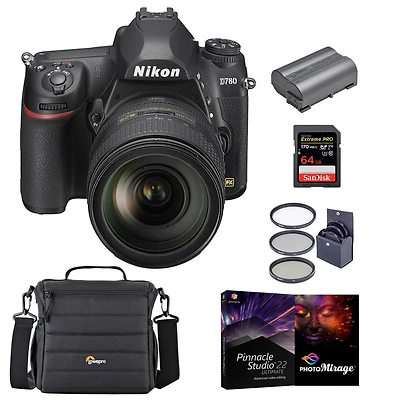 Nikon D780 Fx-Format Dslr Camera with Af-s Nikkor 24-120mm f/4G Ed Vr Lens
