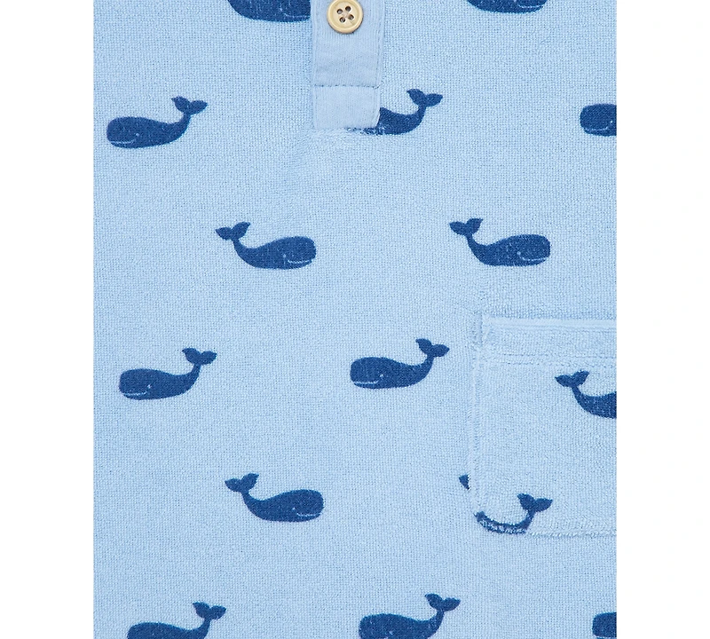 Little Me Baby Boys 2-Pc. Romper & Bucket Hat Set