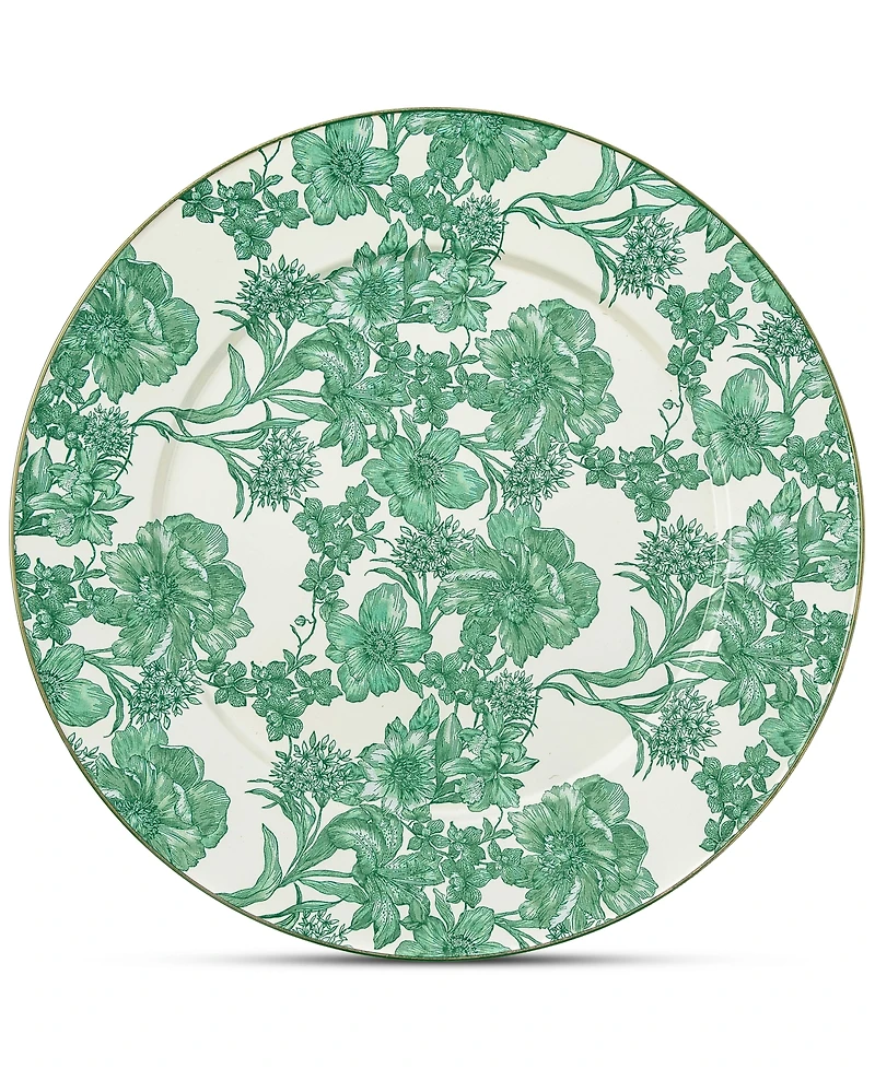 Mackenzie-Childs Emerald English Garden Serving Platter