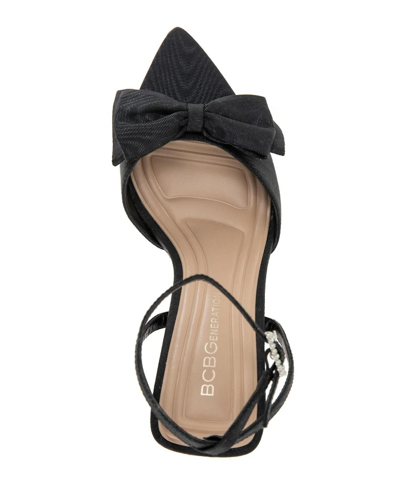 BCBGeneration Women's Ilana Two-Piece Bow Dress Sandals