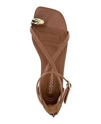 BCBGeneration Women's Kline Crisscross Toe Ring Flat Sandals