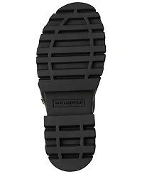 Karl Lagerfeld Paris Women's Lacara Lug Slide Flat Sandals
