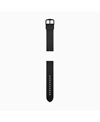 Fossil Men's Black Silicone Watch Band, 22mm