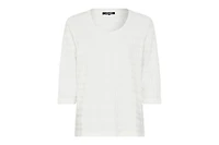 Olsen Women's Textured Pattern T-Shirt