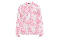 Olsen Women's Floral Tunic Blouse