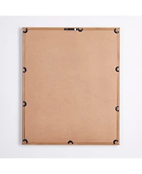 Pressed Foliage Plant Art Prints with Light Wood Frame Set of 4