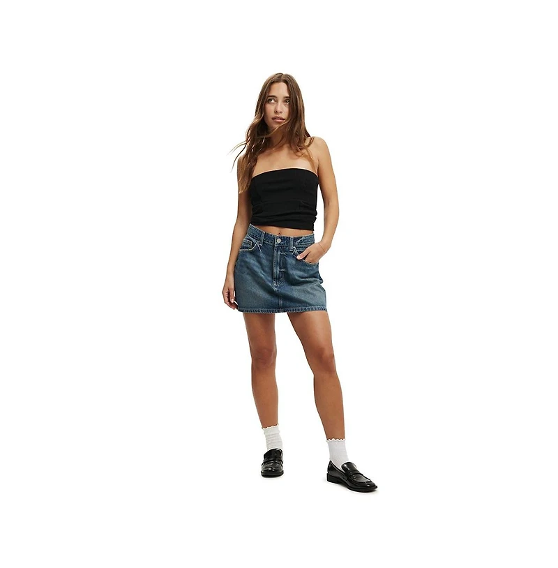 Cotton On Women's Original Denim Mini Skirt