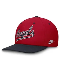 Nike Men's Red/Navy California Angels Cooperstown Collection Pro Performance Snapback Hat