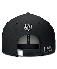 Fanatics Men's Black Los Angeles Kings Authentic Pro Prime Snapback Hat