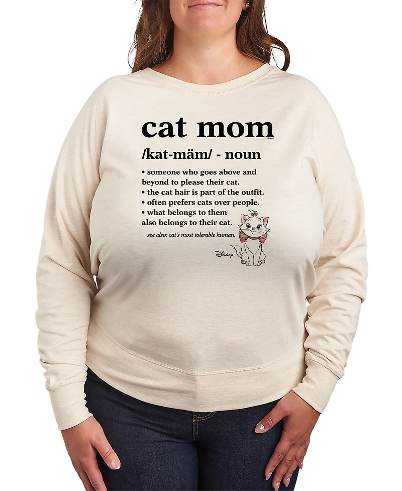 Hybrid Apparel Plus The Aristocrats Cat Mom Graphic Pullover T-Shirt