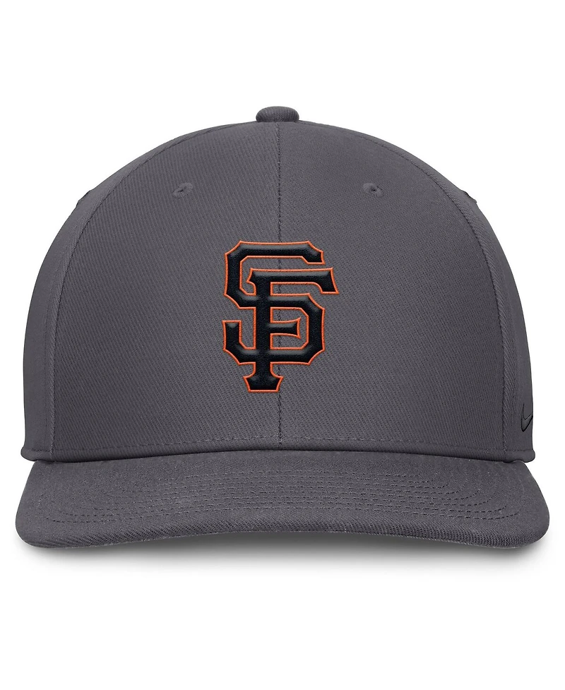 Nike Men's Gray San Francisco Giants Pro Performance Snapback Hat