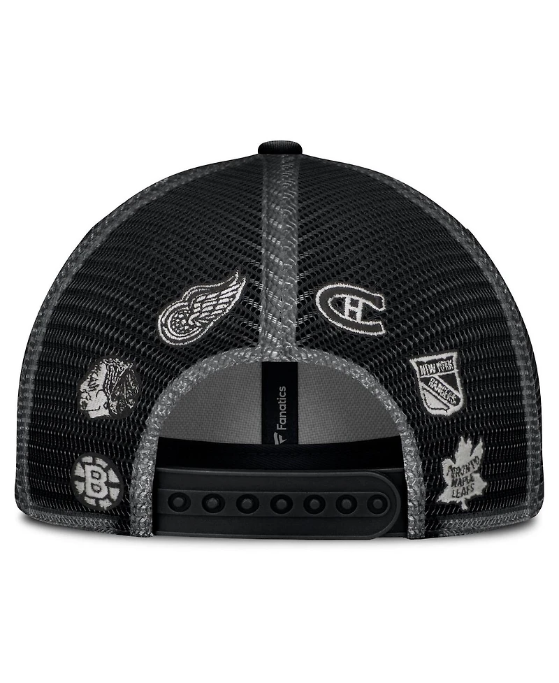 Fanatics Men's Gray Original 6 Rugged Trucker Adjustable Hat