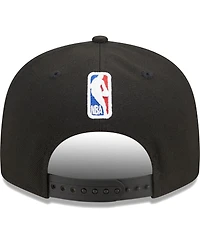 New Era Men's Black Milwaukee Bucks Jersey Hook Statement Edition 9FIFTY Snapback Hat