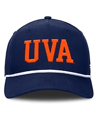 Fanatics Men's Navy Virginia Cavaliers Foul Ball Rope Adjustable Hat