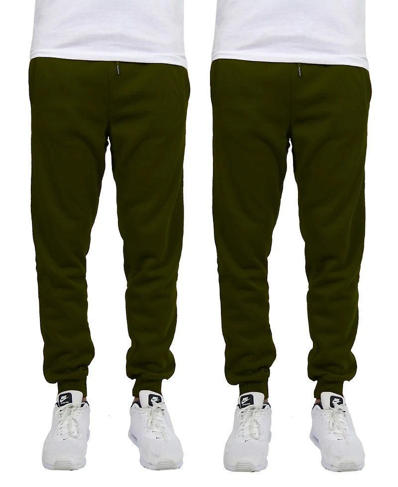 Blue Ice Men's 2-Pack Fleece-Lined Jogger Sweatpants