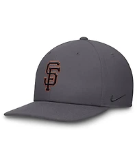Nike Men's Gray San Francisco Giants Pro Performance Snapback Hat