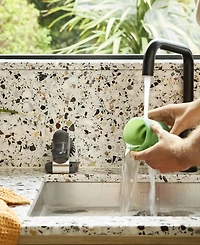 Joseph Joseph SinkTech 2-Piece Soap-dispensing Palm Brush with Storage Stand
