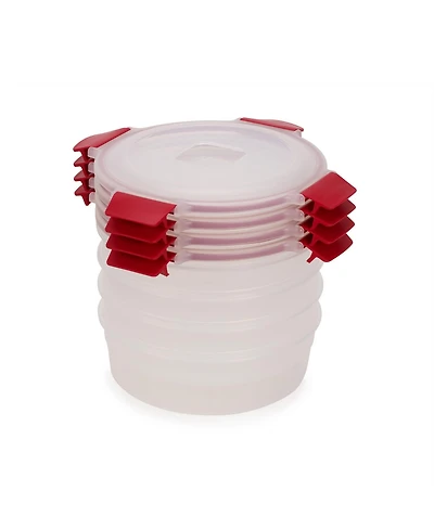 Joseph Joseph Nest Lock 8-Piece Round Food Storage Container Set