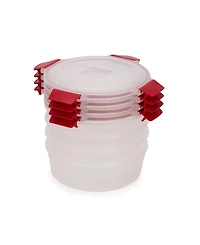 Joseph Joseph Nest Lock 8-Piece Round Food Storage Container Set