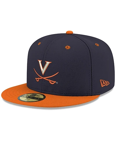 New Era Men's Navy Virginia Cavaliers 59FIFTY Fitted Hat