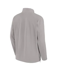 Nike Men's Pewter Usc Trojans Sideline Coaches Quarter-Zip Jacket