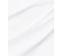 Betsy & Adam Women's Asymmetric-Neck Sheer-Sleeve Dress