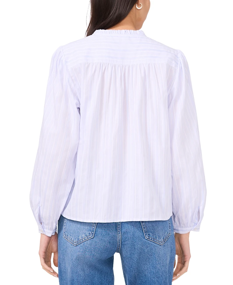 Parker Women's Cotton The Alora High-Neck Blouse