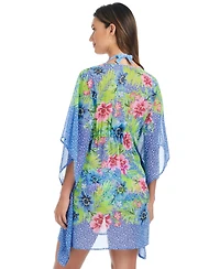 Bleu by Rod Beattie Women's Lets Get Away Caftan Swim Cover-Up