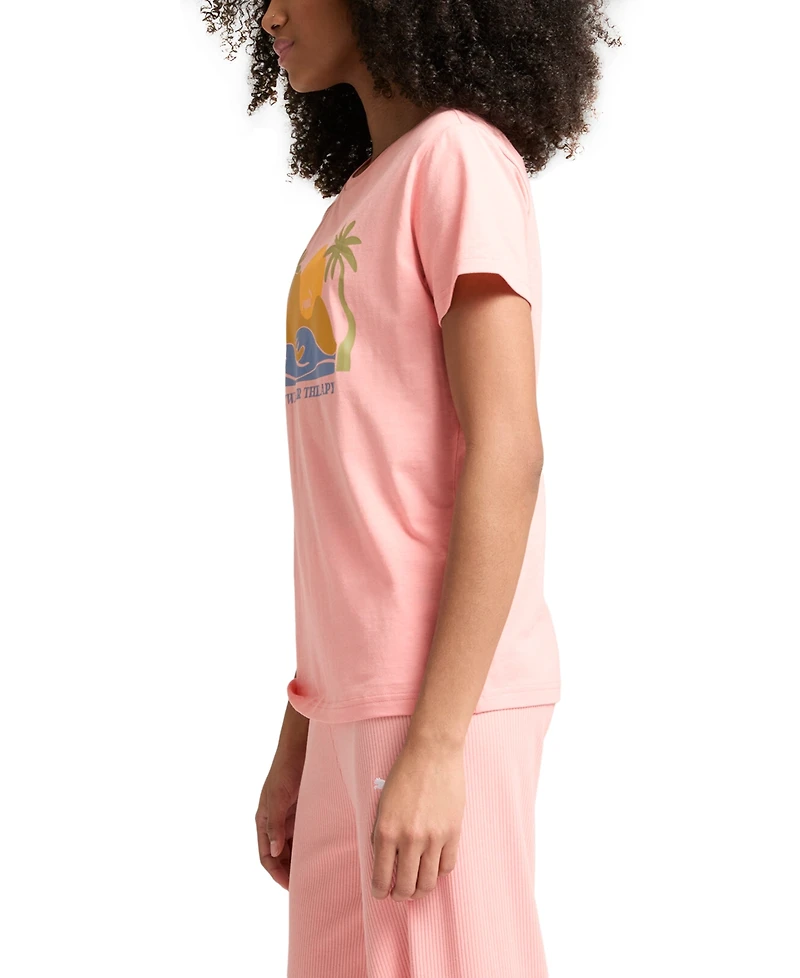 Puma Women's Cotton Wellness Graphic-Print Crewneck Tee