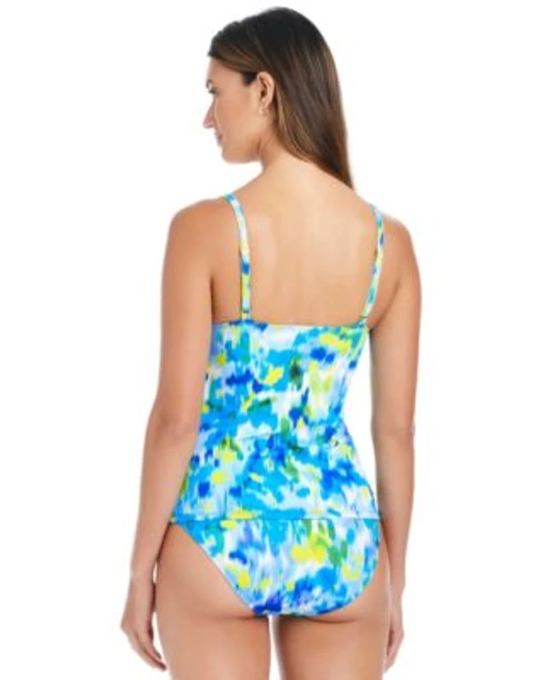 Bleu By Rod Beattie Womens Lifes A Beach Tankini Top Sarong Hipster Bikini Bottoms
