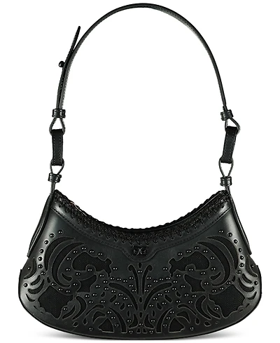Sam Edelman Willette Floral Dyecut Leather Shoulder Bag