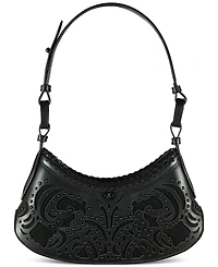 Sam Edelman Willette Floral Dyecut Leather Shoulder Bag