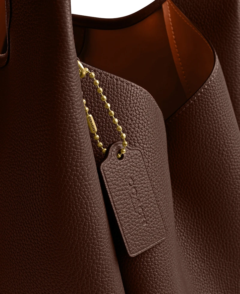 Coach Lana Medium Pebbled Leather Shoulder Bag