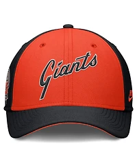 Nike Men's Black/ San Francisco Giants Rise Swoosh Performance Flex Hat