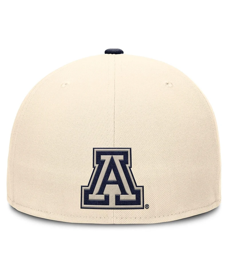 Nike Men's Natural Arizona Wildcats Primetime True Performance Fitted Hat