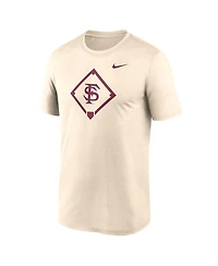 Nike Men's Cream Florida State Seminoles Legend Baseball Icon Performance T-Shirt
