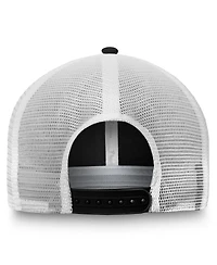Fanatics Men's Black/White Pittsburgh Penguins Core Primary Logo Trucker Adjustable Hat