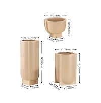 Monaco Ceramic Matte Vase Set3
