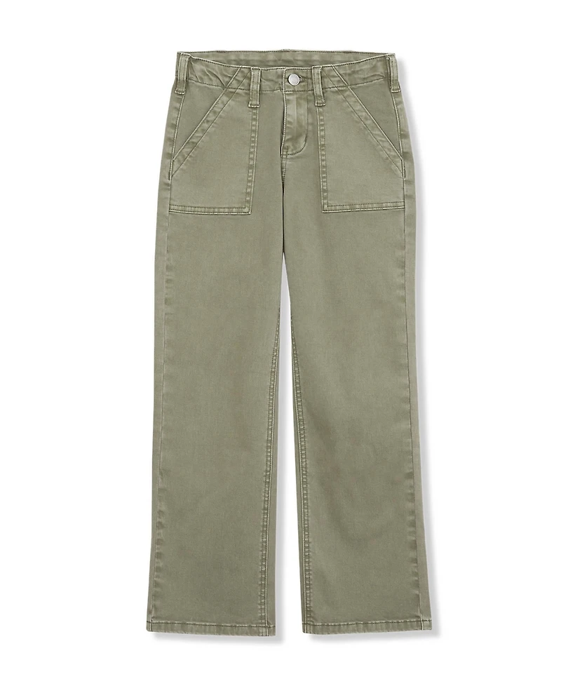 Lands' End Big Girls Woven Utility Pants