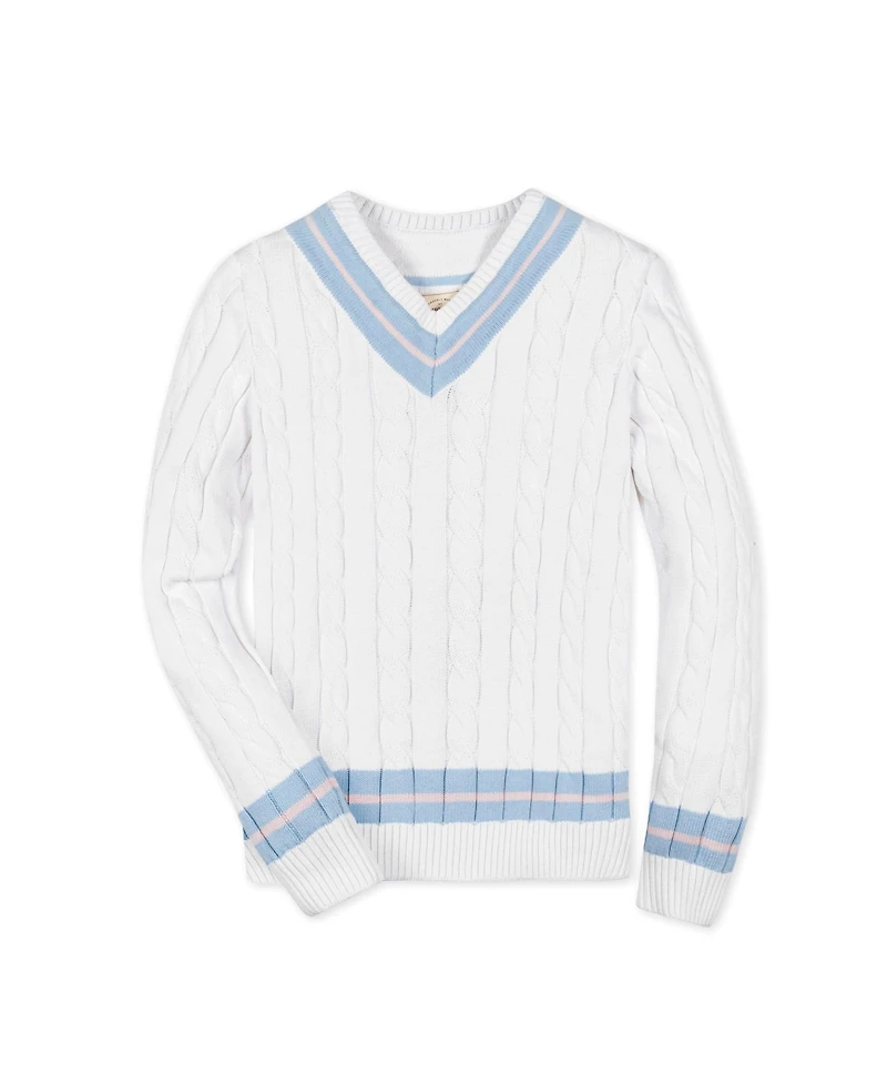 Hope & Henry Men's V-Neck Cricket Sweater