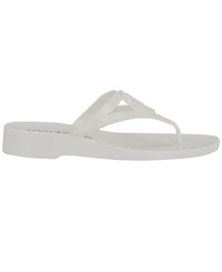 Tommy Hilfiger Women's Vedna Cutout Logo Jelly Thong Sandals
