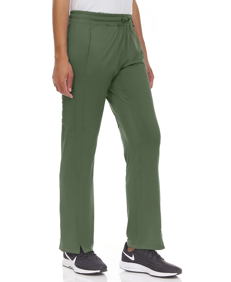 Medichic Plus Scrubs Mid Rise Six Pocket Active Yoga Scrub Pants