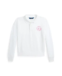 Polo Ralph Lauren Big Girls Logo French Terry Polo Sweatshirt