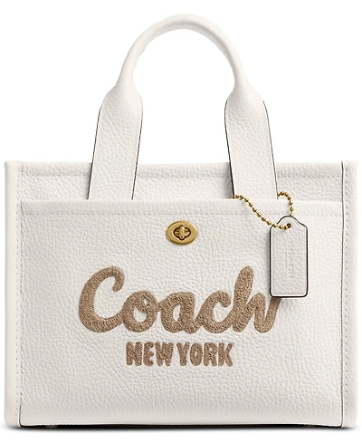 Coach Cargo Small Bubble Leather Tote Bag 26
