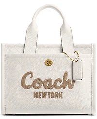 Coach Cargo Small Bubble Leather Tote Bag 26