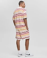 Mode Of One Mens Short Sleeve Relaxed Gradient Sweater Shorts Exclusively At Macys